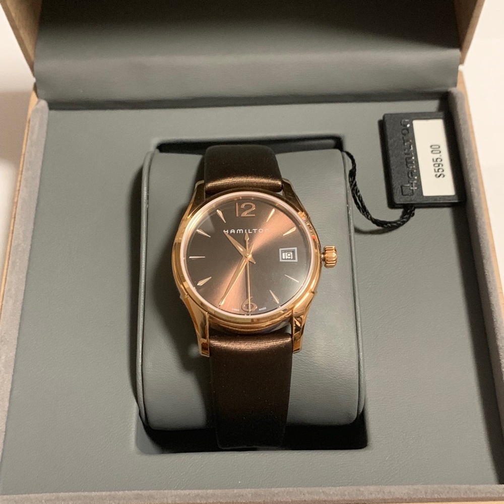 HAMILTON Jazzmaster Brown Dial Ladies Watch - Picture 3 of 5